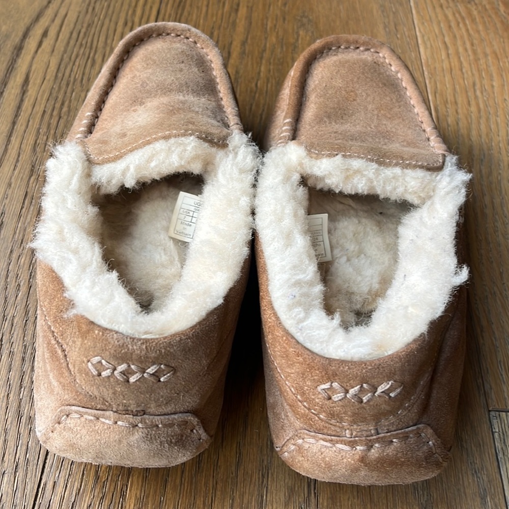 UGG® Australia Ansley chestnut Suede Slipper Size 7 - Picture 4 of 6